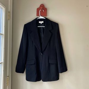 Vintage Papillon Paris Black Button Blazer 10